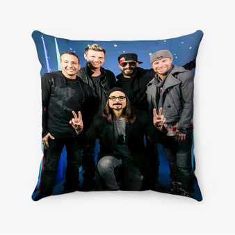 Pastele Backstreet Boys 3 Custom Pillow Case Personalized Spun Polyester Square Pillow Cover Decorative Cushion Bed Sofa Throw Pillow Home Decor