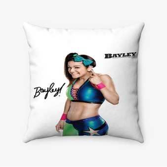 Pastele Bayley WWE Custom Pillow Case Personalized Spun Polyester Square Pillow Cover Decorative Cushion Bed Sofa Throw Pillow Home Decor