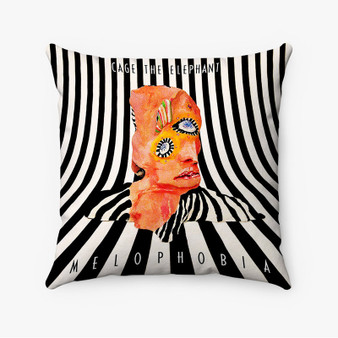 Pastele Cage the Elephant Melophobia Custom Pillow Case Personalized Spun Polyester Square Pillow Cover Decorative Cushion Bed Sofa Throw Pillow Home Decor