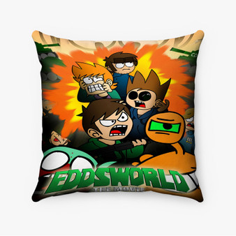 Pastele Eddsworld The Movie Custom Pillow Case Personalized Spun Polyester Square Pillow Cover Decorative Cushion Bed Sofa Throw Pillow Home Decor