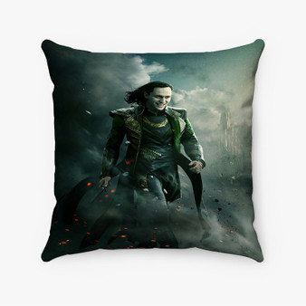 Pastele Loki Marvel Custom Pillow Case Personalized Spun Polyester Square Pillow Cover Decorative Cushion Bed Sofa Throw Pillow Home Decor