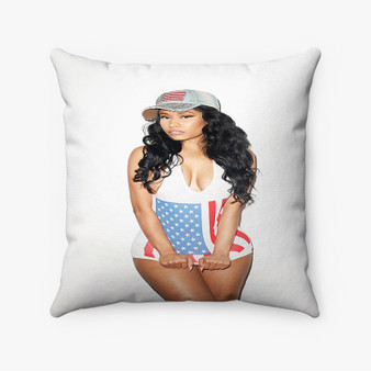 Pastele Nicki Minaj Custom Pillow Case Personalized Spun Polyester Square Pillow Cover Decorative Cushion Bed Sofa Throw Pillow Home Decor