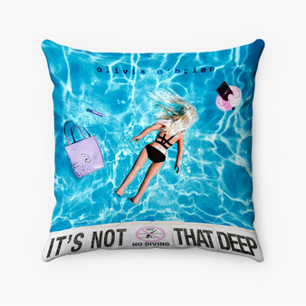 Pastele Olivia O Brien It s Not That Deep Good Custom Pillow Case Personalized Spun Polyester Square Pillow Cover Decorative Cushion Bed Sofa Throw Pillow Home Decor