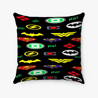 Pastele Justice League Custom Pillow Case Personalized Spun Polyester Square Pillow Cover Decorative Cushion Bed Sofa Throw Pillow Home Decor