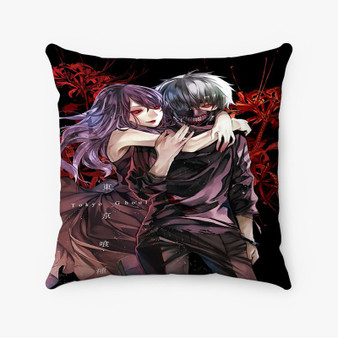 Pastele Rize and Kaneki Tokyo Ghoul Good Custom Pillow Case Personalized Spun Polyester Square Pillow Cover Decorative Cushion Bed Sofa Throw Pillow Home Decor