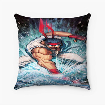 Pastele Ryu Street FIghter Custom Pillow Case Personalized Spun Polyester Square Pillow Cover Decorative Cushion Bed Sofa Throw Pillow Home Decor