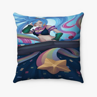 Pastele Sona League of Legends 2 Custom Pillow Case Personalized Spun Polyester Square Pillow Cover Decorative Cushion Bed Sofa Throw Pillow Home Decor