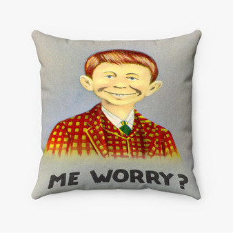 Pastele Alfred E Neuman Custom Pillow Case Awesome Personalized Spun Polyester Square Pillow Cover Decorative Cushion Bed Sofa Throw Pillow Home Decor