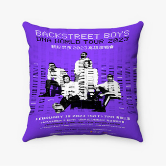 Pastele Backstreet Boys DNA World Tour 2023 Custom Pillow Case Awesome Personalized Spun Polyester Square Pillow Cover Decorative Cushion Bed Sofa Throw Pillow Home Decor