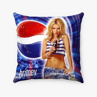 Pastele Britney Spears Pepsi Custom Pillow Case Awesome Personalized Spun Polyester Square Pillow Cover Decorative Cushion Bed Sofa Throw Pillow Home Decor