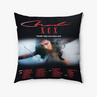 Pastele Charli XCX Crash Tour 2022 Custom Pillow Case Awesome Personalized Spun Polyester Square Pillow Cover Decorative Cushion Bed Sofa Throw Pillow Home Decor