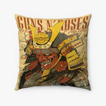 Pastele Guns N Roses Kobe Japan Custom Pillow Case Awesome Personalized Spun Polyester Square Pillow Cover Decorative Cushion Bed Sofa Throw Pillow Home Decor