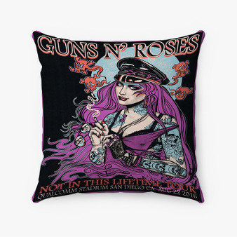 Pastele Guns N Roses San Diego US Custom Pillow Case Awesome Personalized Spun Polyester Square Pillow Cover Decorative Cushion Bed Sofa Throw Pillow Home Decor