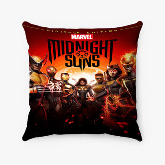 Pastele Marvel s Midnight Suns Custom Pillow Case Awesome Personalized Spun Polyester Square Pillow Cover Decorative Cushion Bed Sofa Throw Pillow Home Decor