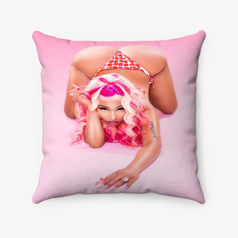 Pastele Nicki Minaj Custom Pillow Case Awesome Personalized Spun Polyester Square Pillow Cover Decorative Cushion Bed Sofa Throw Pillow Home Decor