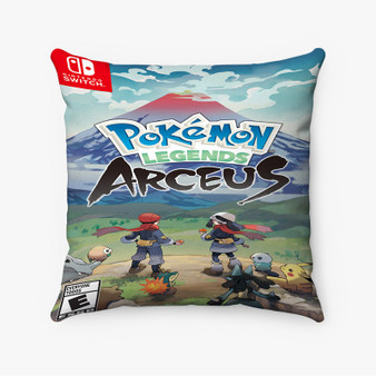 Pastele Pok mon Legends Arceus Custom Pillow Case Awesome Personalized Spun Polyester Square Pillow Cover Decorative Cushion Bed Sofa Throw Pillow Home Decor