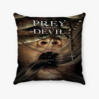 Pastele Prey For The Devil Poster Custom Pillow Case Awesome Personalized Spun Polyester Square Pillow Cover Decorative Cushion Bed Sofa Throw Pillow Home Decor