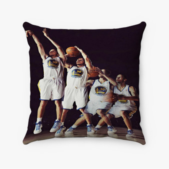 Pastele Stephen Curry Jump Shot Custom Pillow Case Awesome Personalized Spun Polyester Square Pillow Cover Decorative Cushion Bed Sofa Throw Pillow Home Decor