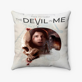 Pastele The Dark Pictures Anthology The Devil in Me Custom Pillow Case Awesome Personalized Spun Polyester Square Pillow Cover Decorative Cushion Bed Sofa Throw Pillow Home Decor
