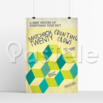 Matchbox 20 and Counting Crows Silk Poster Print Wall Decor 20 x 13 Inch 24 x 36 Inch