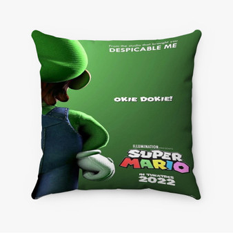 Pastele The Super Mario Bros Movie 4 jpeg Custom Pillow Case Awesome Personalized Spun Polyester Square Pillow Cover Decorative Cushion Bed Sofa Throw Pillow Home Decor