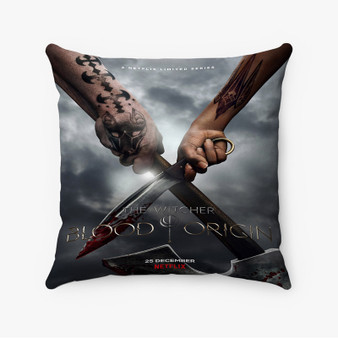 Pastele The Witcher Blood Origin Custom Pillow Case Awesome Personalized Spun Polyester Square Pillow Cover Decorative Cushion Bed Sofa Throw Pillow Home Decor