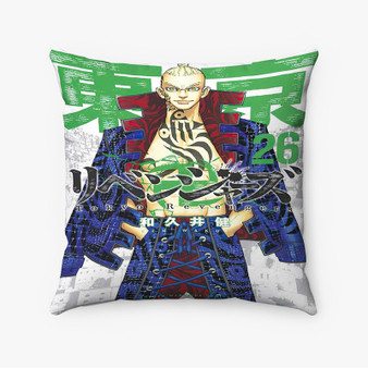 Pastele Tokyo Revengers Seiya Kessen hen Custom Pillow Case Awesome Personalized Spun Polyester Square Pillow Cover Decorative Cushion Bed Sofa Throw Pillow Home Decor