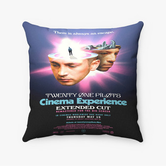 Pastele Twennty One Pilots Cinema Experience Custom Pillow Case Awesome Personalized Spun Polyester Square Pillow Cover Decorative Cushion Bed Sofa Throw Pillow Home Decor