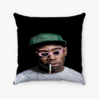 Pastele Tyler the Creator Custom Pillow Case Awesome Personalized Spun Polyester Square Pillow Cover Decorative Cushion Bed Sofa Throw Pillow Home Decor
