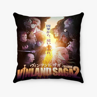 Pastele Vinland Saga 2nd Season Custom Pillow Case Awesome Personalized Spun Polyester Square Pillow Cover Decorative Cushion Bed Sofa Throw Pillow Home Decor