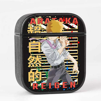 Pastele Arataka Reigen Mob Psycho Custom AirPods Case Cover Awesome Personalized Apple AirPods Gen 1 AirPods Gen 2 AirPods Pro Hard Skin Protective Cover Sublimation Cases