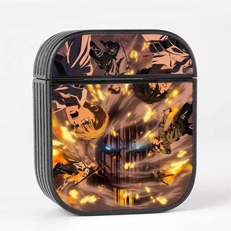 Pastele Attack on Titan The Final Season jpeg Custom AirPods Case Cover Awesome Personalized Apple AirPods Gen 1 AirPods Gen 2 AirPods Pro Hard Skin Protective Cover Sublimation Cases