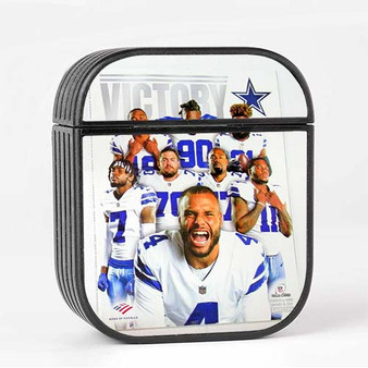 Pastele Dallas Cowboys NFL 2022 Custom AirPods Case Cover Awesome Personalized Apple AirPods Gen 1 AirPods Gen 2 AirPods Pro Hard Skin Protective Cover Sublimation Cases