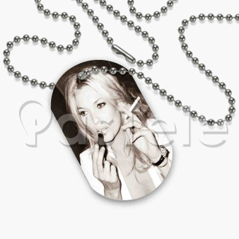 Kate Moss Cigarette Custom Personalized Dog Tags ID Name Tag Pet Tag