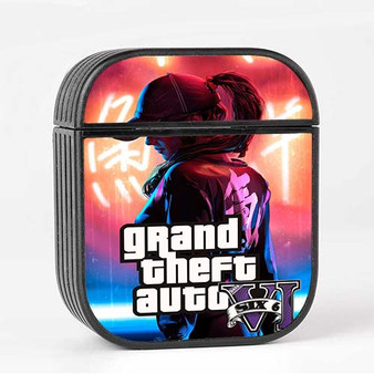 Pastele Grand Theft Auto VI Custom AirPods Case Cover Awesome Personalized Apple AirPods Gen 1 AirPods Gen 2 AirPods Pro Hard Skin Protective Cover Sublimation Cases