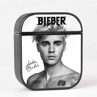 Pastele Justin Bieber Signed Custom AirPods Case Cover Awesome Personalized Apple AirPods Gen 1 AirPods Gen 2 AirPods Pro Hard Skin Protective Cover Sublimation Cases