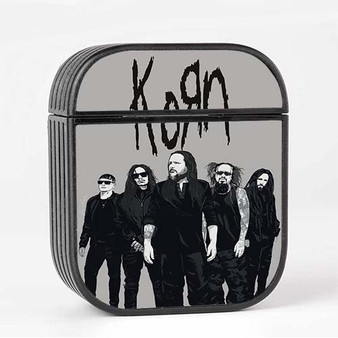 Pastele Korn Band Art Poster Custom AirPods Case Cover Awesome Personalized Apple AirPods Gen 1 AirPods Gen 2 AirPods Pro Hard Skin Protective Cover Sublimation Cases