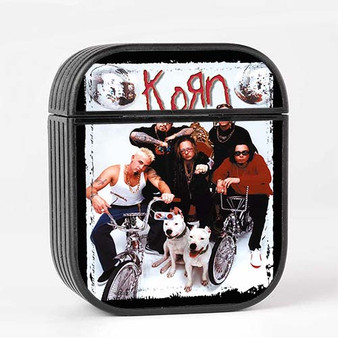 Pastele Korn Band Custom AirPods Case Cover Awesome Personalized Apple AirPods Gen 1 AirPods Gen 2 AirPods Pro Hard Skin Protective Cover Sublimation Cases