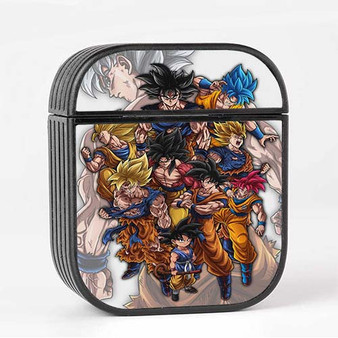 Pastele Legacy of Son Goku Dragon Ball Z Custom AirPods Case Cover Awesome Personalized Apple AirPods Gen 1 AirPods Gen 2 AirPods Pro Hard Skin Protective Cover Sublimation Cases