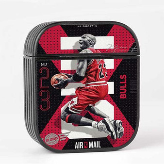 Pastele Michael Jordan 23 Custom AirPods Case Cover Awesome Personalized Apple AirPods Gen 1 AirPods Gen 2 AirPods Pro Hard Skin Protective Cover Sublimation Cases