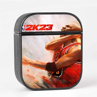 Pastele NBA 2k23 Michael Jordan Custom AirPods Case Cover Awesome Personalized Apple AirPods Gen 1 AirPods Gen 2 AirPods Pro Hard Skin Protective Cover Sublimation Cases