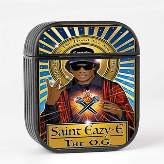 Pastele Saint Eazy E Custom AirPods Case Cover Awesome Personalized Apple AirPods Gen 1 AirPods Gen 2 AirPods Pro Hard Skin Protective Cover Sublimation Cases