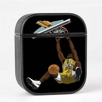 Pastele Shaquille O Neal Custom AirPods Case Cover Awesome Personalized Apple AirPods Gen 1 AirPods Gen 2 AirPods Pro Hard Skin Protective Cover Sublimation Cases
