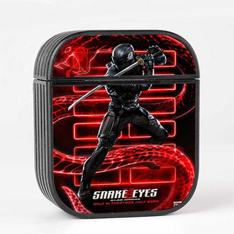 Pastele Snake Eyes G I Joe Origins Poster Custom AirPods Case Cover Awesome Personalized Apple AirPods Gen 1 AirPods Gen 2 AirPods Pro Hard Skin Protective Cover Sublimation Cases