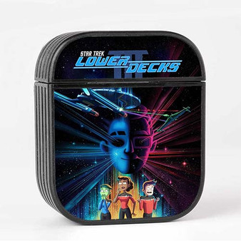 Pastele Star Trek Lower Decks Custom AirPods Case Cover Awesome Personalized Apple AirPods Gen 1 AirPods Gen 2 AirPods Pro Hard Skin Protective Cover Sublimation Cases