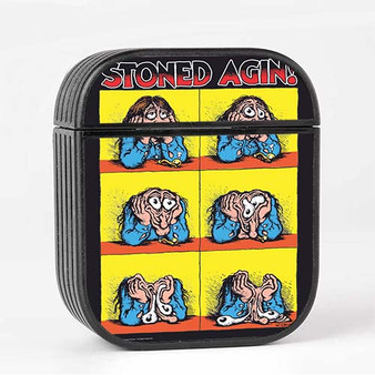 Pastele Stoned Agin Robert Crumb Custom AirPods Case Cover Awesome Personalized Apple AirPods Gen 1 AirPods Gen 2 AirPods Pro Hard Skin Protective Cover Sublimation Cases