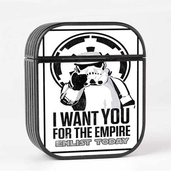 Pastele Storntrooper Star Wars I Want You Custom AirPods Case Cover Awesome Personalized Apple AirPods Gen 1 AirPods Gen 2 AirPods Pro Hard Skin Protective Cover Sublimation Cases