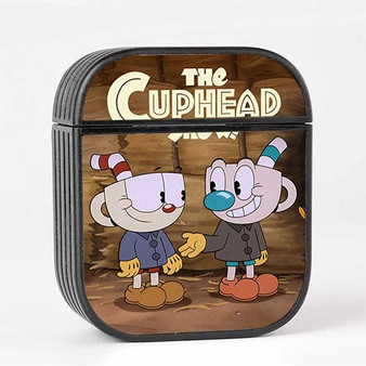 Pastele The Cuphead Show Cartoon Custom AirPods Case Cover Awesome Personalized Apple AirPods Gen 1 AirPods Gen 2 AirPods Pro Hard Skin Protective Cover Sublimation Cases