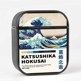 Pastele The Great Wave Of Kanagawa Custom AirPods Case Cover Awesome Personalized Apple AirPods Gen 1 AirPods Gen 2 AirPods Pro Hard Skin Protective Cover Sublimation Cases