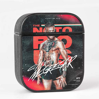 Pastele The Notorious Conor Mc Gregor Custom AirPods Case Cover Awesome Personalized Apple AirPods Gen 1 AirPods Gen 2 AirPods Pro Hard Skin Protective Cover Sublimation Cases
